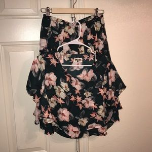 Skirt/top set